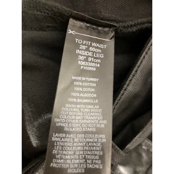 ASOS Design Tall Jeans Low Rise Flare Leg Self-Tie Belt Black Coated NWOT 26T - Picture 7 of 9